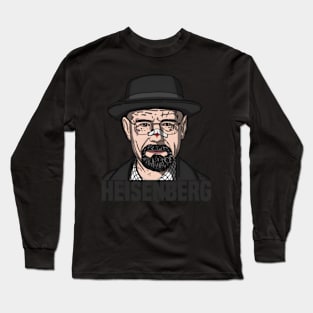 Walter White Heisenberg Long Sleeve T-Shirt